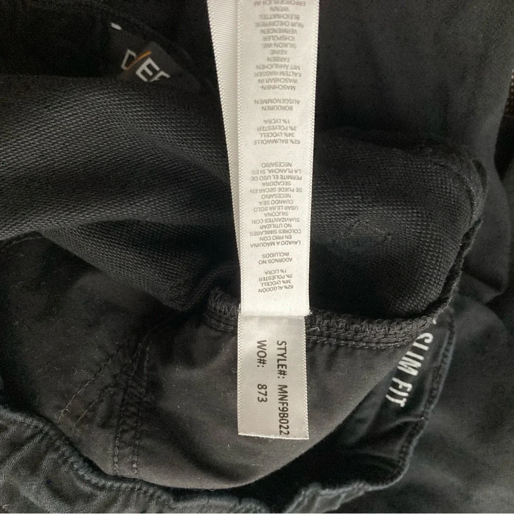 DU/ER Pants Jogger Mens 30x29 Black N2X Slim Fit Chino Casual Performance